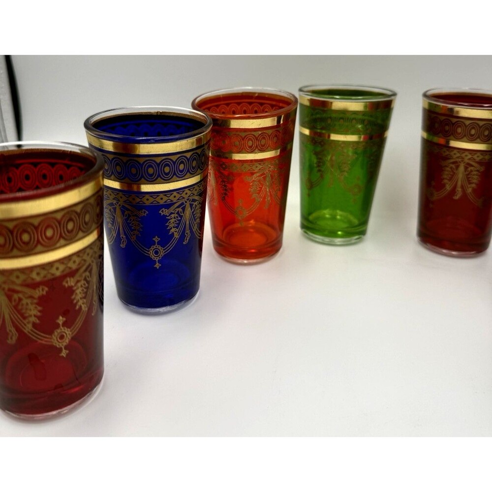 Marrakech Tea Time Moroccan Glasses - 8 glasses - Picture 4 of 5
